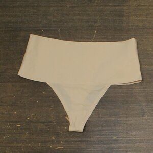 Spanx Womens Shaping SPANXsmooth Undie-tectable Thong SP0115 Soft Nude Brown M